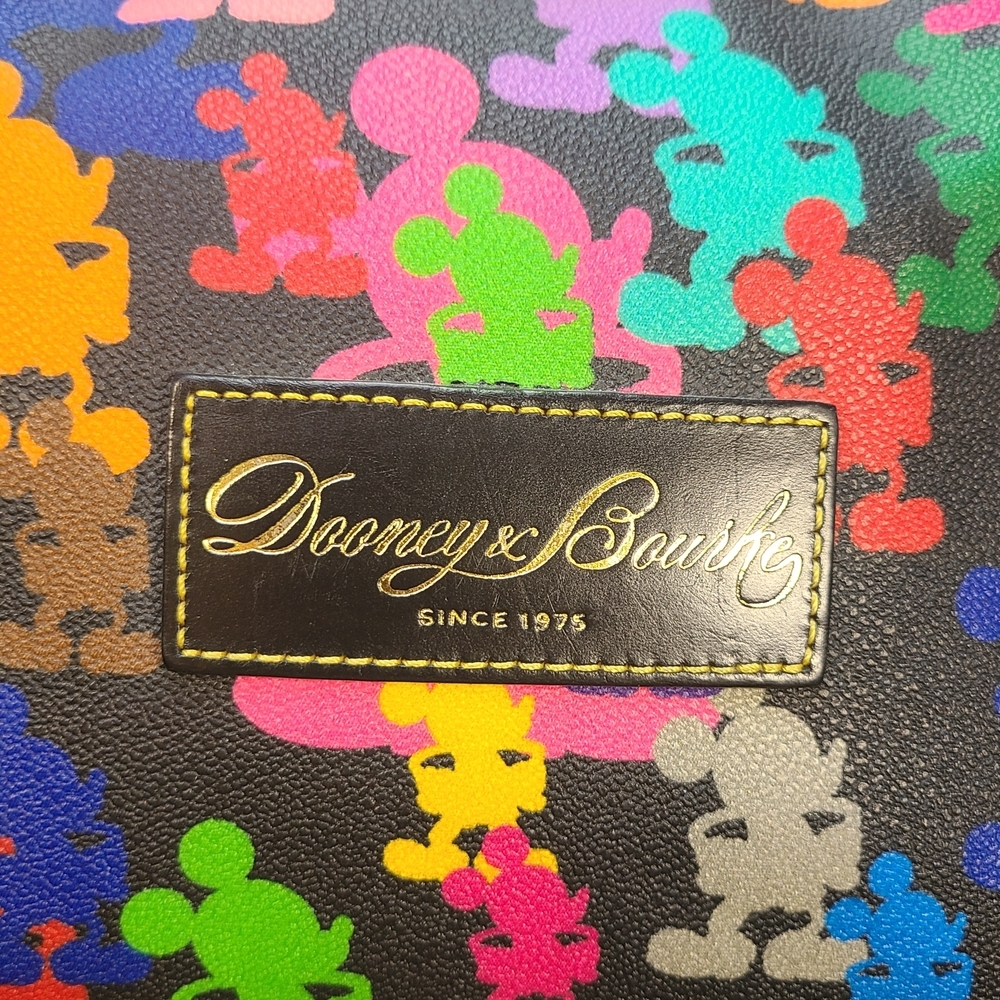 Disney Dooney & Bourke Wonder Mickey Silhouettes Tote + Wristlet Set – Rare 2010 - Picture 2 of 15